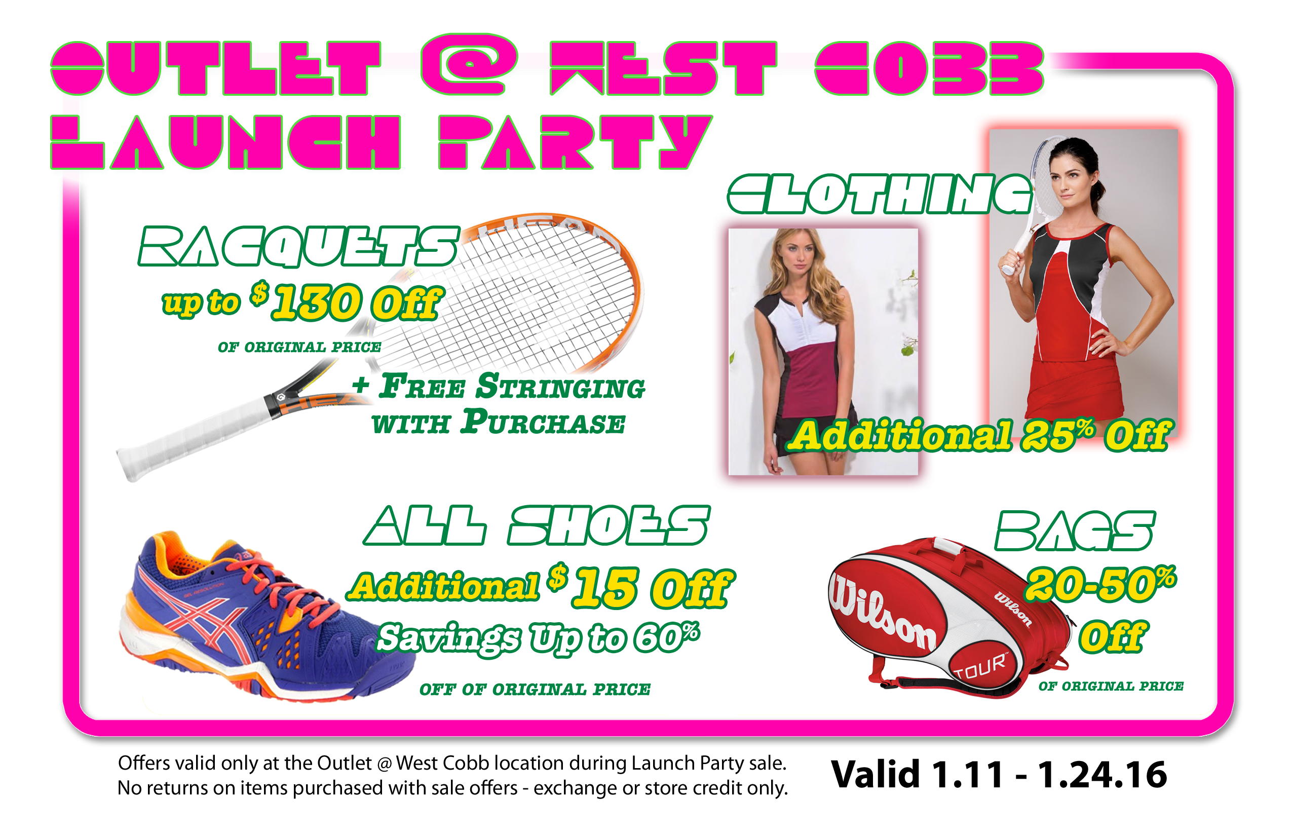 Outlet West Cobb Your Serve Tennis